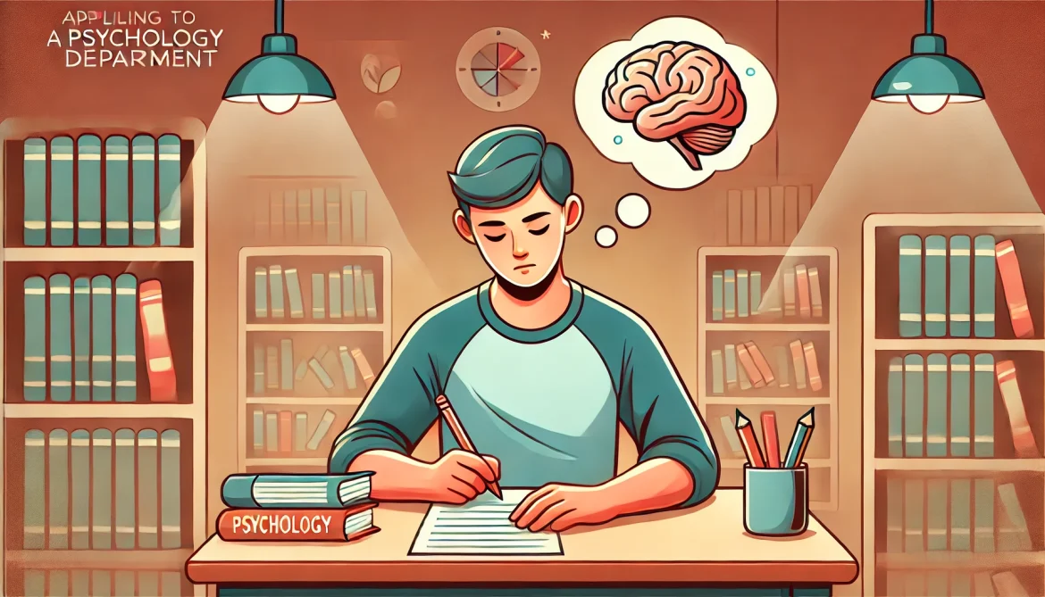 Reasons for Applying to a Psychology Department